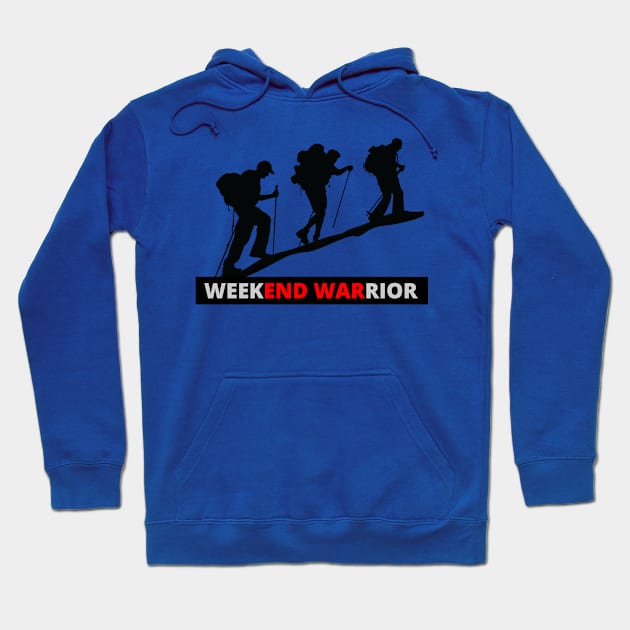 Hiking Mountaineering - Weekend Warrior Hoodie by tatzkirosales-shirt-store